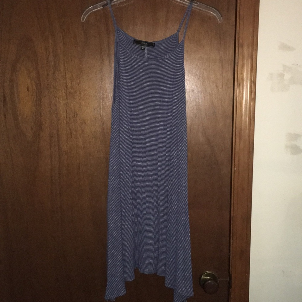 Vibe blue and white striped dress
